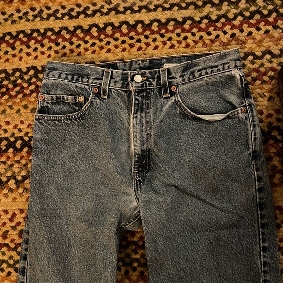 (Sold) Levi’s Vintage 90s Red Tab 505 Faded Blue Jeans (30 x 32) - Picture 4 of 14